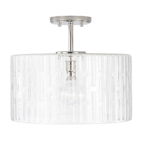 Emerson One Light Semi-Flush Mount in Polished Nickel (65|241311PN)