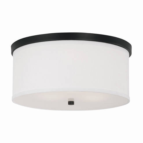 Midtown Three Light Flush Mount in Matte Black (65|2015MB-480)