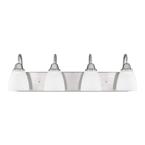 Trenton Four Light Vanity in Brushed Nickel (65|115141BN-337)