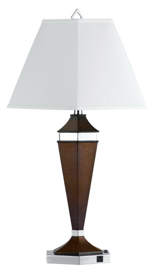 HOTEL One Light Table Lamp in Brushed Steel/Espresso (225|LA-694TB-1R)