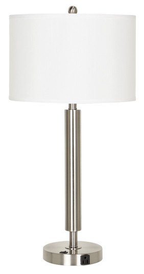 HOTEL One Light Table Lamp in Brushed Steel (225|LA-2004NS-1RBS)
