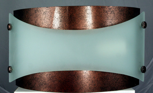 WALL One Light Wall Lamp in Rust (225|LA-164-RU)