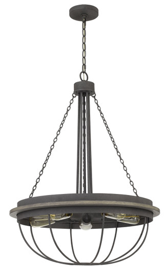 Nixa Five Light Chandelier in Dove Grey (225|FX-3748-5)