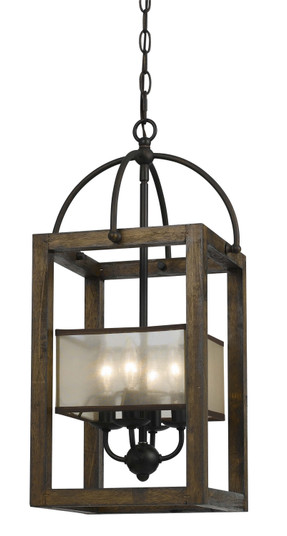 Mission Four Light Chandelier in Dark Bronze (225|FX-3536/4)