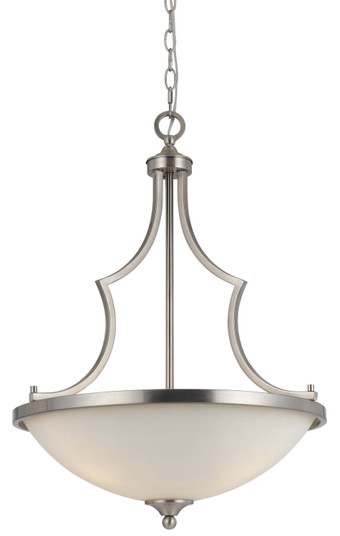 Barrie Three Light Pendant in Brushed Steel (225|FX-3531/1P)