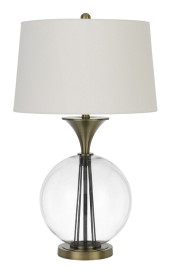 Moxee One Light Table Lamp in Glass/Antique Brass (225|BO-2990TB)