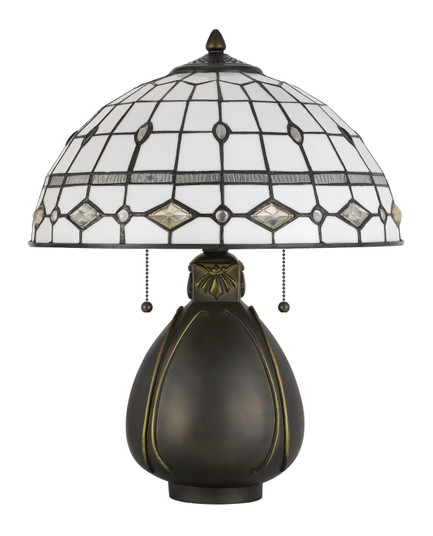 Tiffany Two Light Table Lamp in Dark Bronze (225|BO-2942TB)