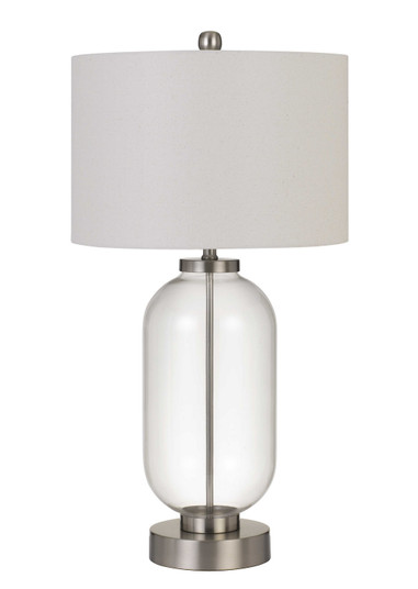 Sycamore One Light Table Lamp in Brushed Steel/Clear Glass (225|BO-2905TB-BS)