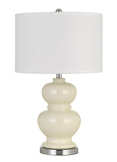 Bergamo Two Light Table Lamp in Ivory White (225|BO-2884TB-2-WHT)