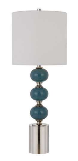 Malaga Two Light Table Lamp in Slate blue/Chrome (225|BO-2865TB-2)