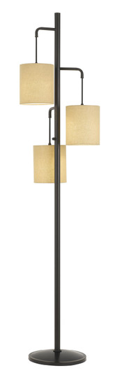 Kirkwall Three Light Floor Lamp in Dark Bronze (225|BO-2791FL)