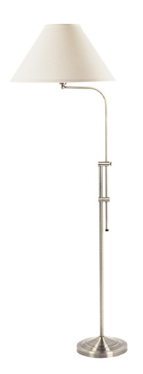 Floor One Light Floor Lamp in Brushed Steel (225|BO-216-BS)