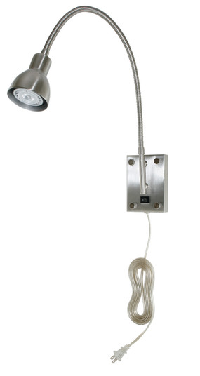 Led Gooseneck LED Wall Lamp in Brushed Steel (225|BO-119-BS)