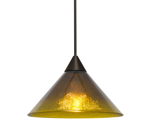 Jade One Light Pendant in Bronze (74|X-JADEAC-LED-BR)