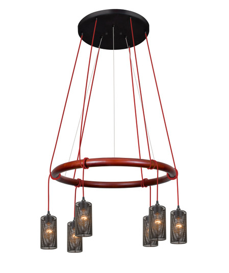 Cirque Six Light Pendant (74|CIRQUE-120V-RD-MS)