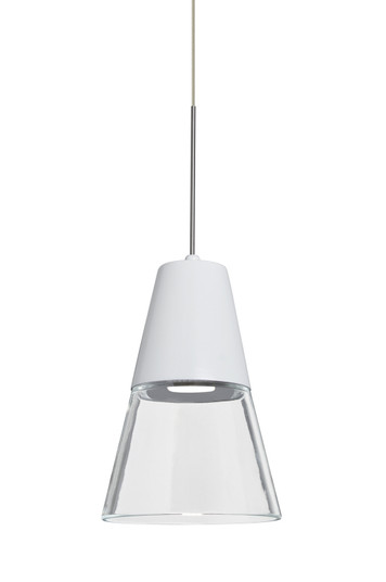 Timo 6 One Light Pendant in Satin Nickel (74|1XC-TIMO6WC-LED-SN)