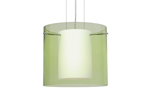 Pahu One Light Pendant in Satin Nickel (74|1KG-L18407-SN)