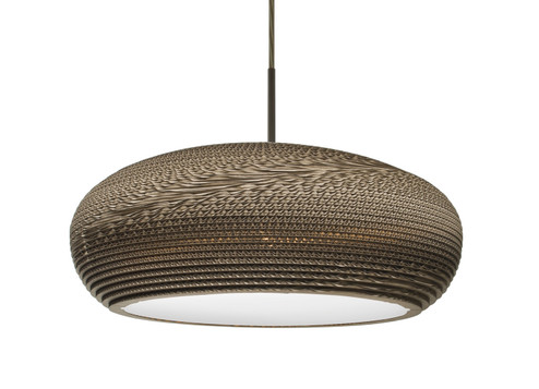 Venus One Light Pendant in Bronze (74|1JC-VENUS-LED-BR)