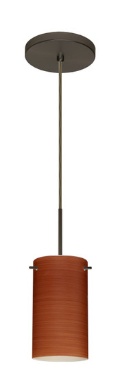 Stilo One Light Pendant in Bronze (74|1BT-4404CH-MED-BR)