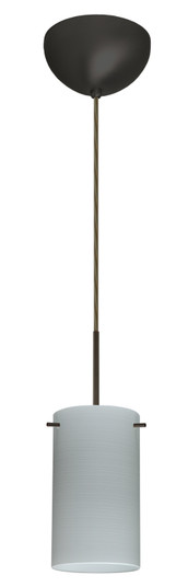 Stilo One Light Pendant in Bronze (74|1BC-4404KR-HAL-BR)