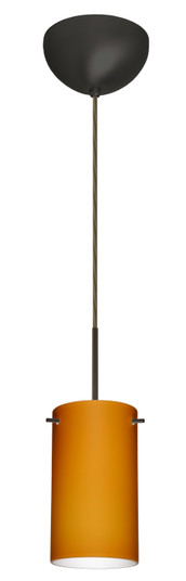 Stilo One Light Pendant in Bronze (74|1BC-440480-HAL-BR)
