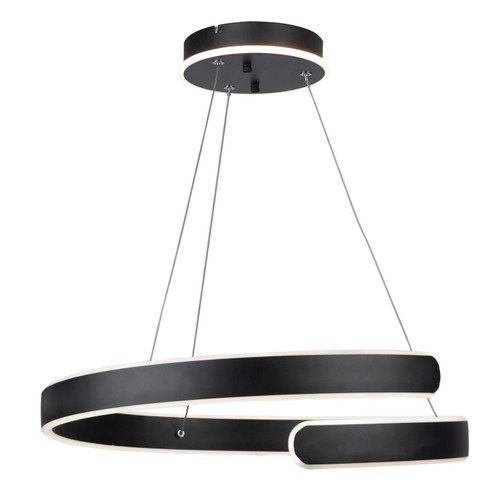 Sirius LED Chandelier in Black (78|AC7619BK)