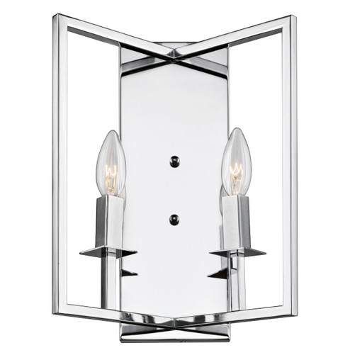 Allston Two Light Wall Mount in Chrome (78|AC10727CH)