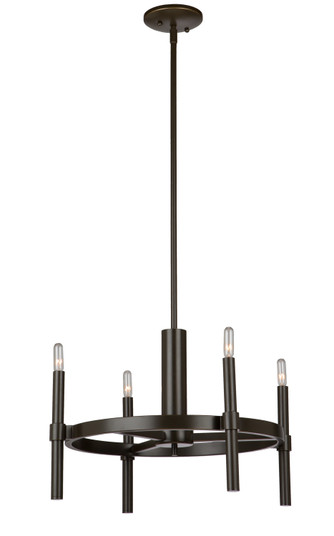 Encore Four Light Chandelier in Oil Rubbed Bronze (78|AC10665OB)