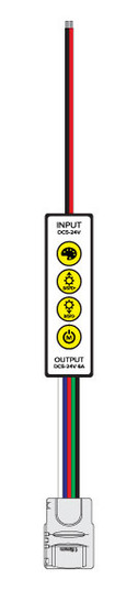 Simple Select Inline Controllers Tape Light in Multi Color (303|INLINE-RGBW-CTRL)