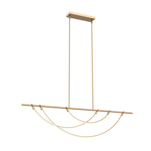 Aryas LED Island Pendant in Vintage Brass (452|LP317460VB)