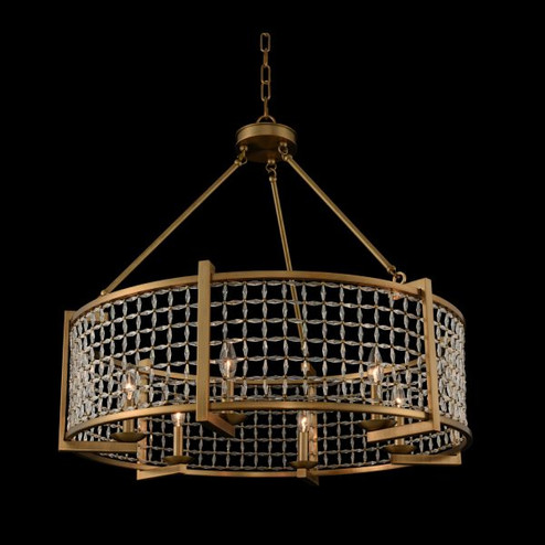 Verona Six Light Pendant in Brushed Pearlized Brass (238|032152-043-FR001)