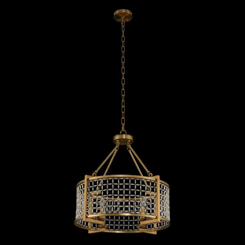 Verona Four Light Pendant in Brushed Pearlized Brass (238|032151-043-FR001)