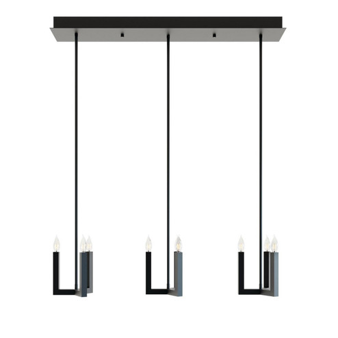 Grace Nine Light Pendant in Black (162|GRCP07CBBKLNR3)