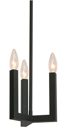 Grace Three Light Pendant in Black (162|GRCP07CBBK)