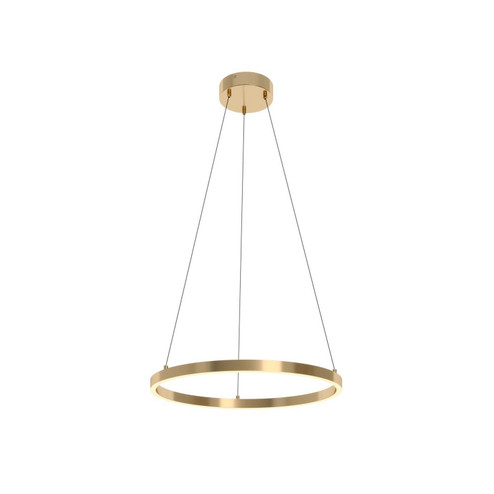 Glo LED Pendant in Satin Brass (162|GLOP24L30D1SB)