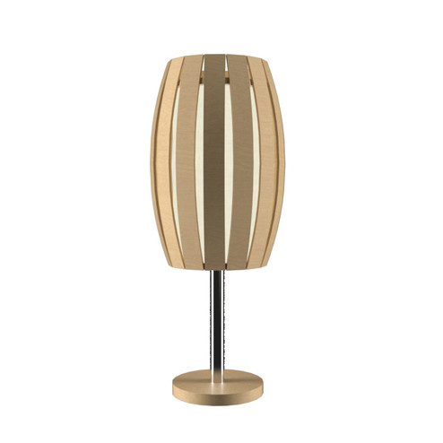 Barrel One Light Table Lamp in Maple (486|7011.34)