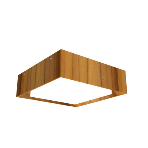 Squares LED Ceiling Mount in Teak (486|587LED.12)