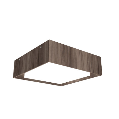 Squares LED Ceiling Mount in American Walnut (486|586LED.18)