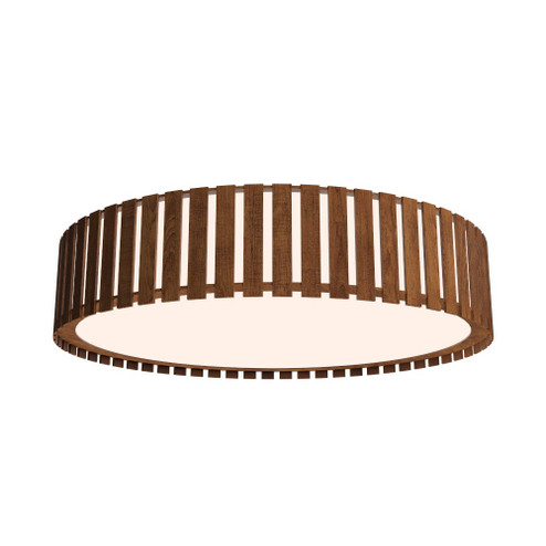 Slatted LED Ceiling Mount in Imbuia (486|5035LED.06)