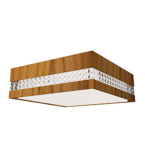Crystals LED Ceiling Mount in Teak (486|5027CLED.12)