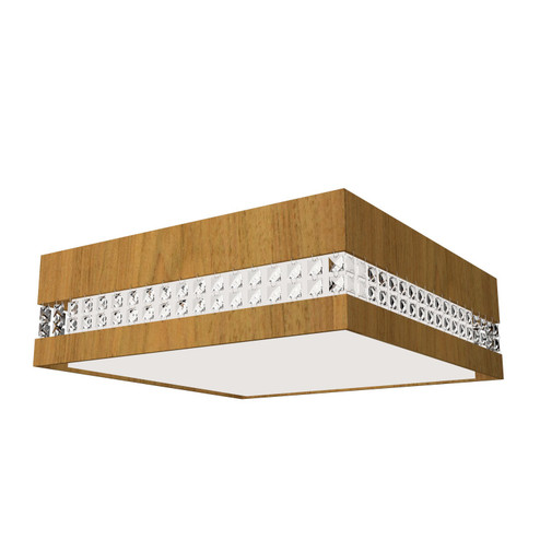 Crystals LED Ceiling Mount in Louro Freijo (486|5027CLED.09)