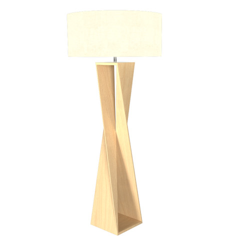 Spin One Light Floor Lamp in Maple (486|3029.34)