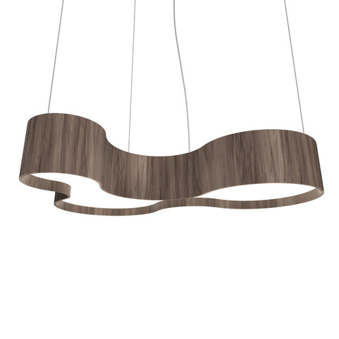 Organic LED Pendant in American Walnut (486|291LED.18)