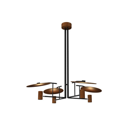 Dot Four Light Pendant in Imbuia (486|1419.06)