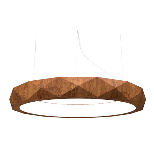 Facet LED Pendant in Imbuia (486|1357LED.06)