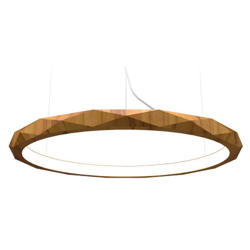 Facet LED Pendant in Teak (486|1356LED.12)