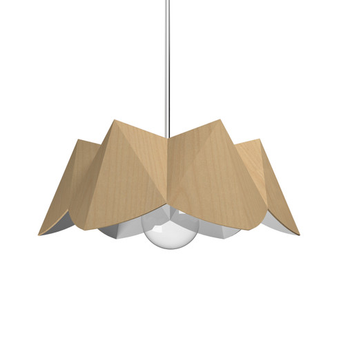 Physalis One Light Pendant in Maple (486|1283.34)