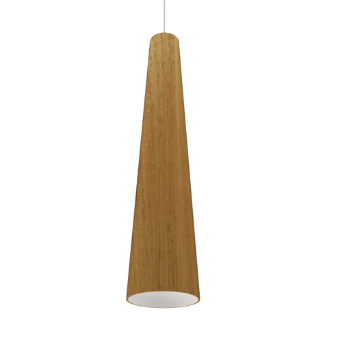 Conical One Light Pendant in Louro Freijo (486|1280.09)