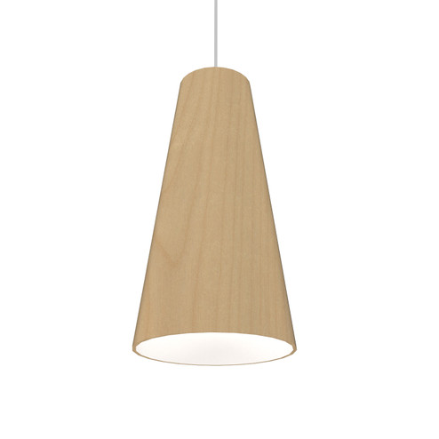 Conical One Light Pendant in Maple (486|1233.34)