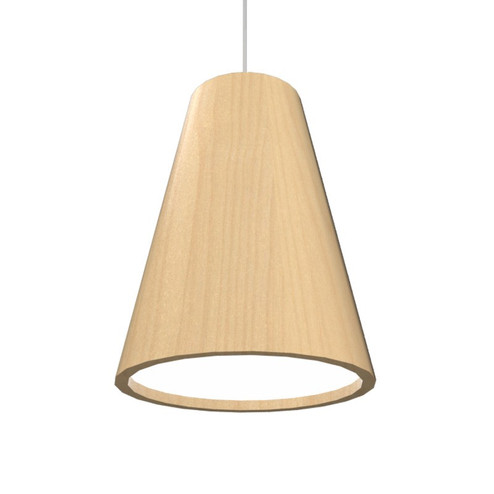 Conical LED Pendant in Maple (486|1130LED.34)